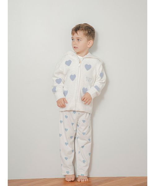 gelato pique（ジェラートピケ） パジャマ 「KIDS」ハート柄ロング