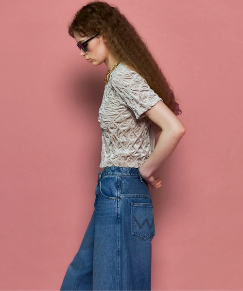 MAISON SPECIAL（メゾンスペシャル） tシャツ 半袖 Velor Shirring