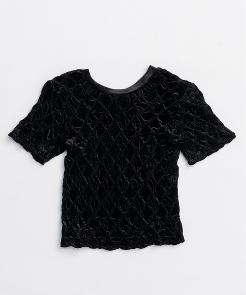 MAISON SPECIAL（メゾンスペシャル） tシャツ 半袖 Velor Shirring