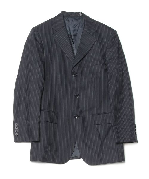 Burberry バーバリー　テーラードジャケット ストライプ　M BURBERRY BLACK LABEL 「BURBERRY LABEL」 ストライプ柄