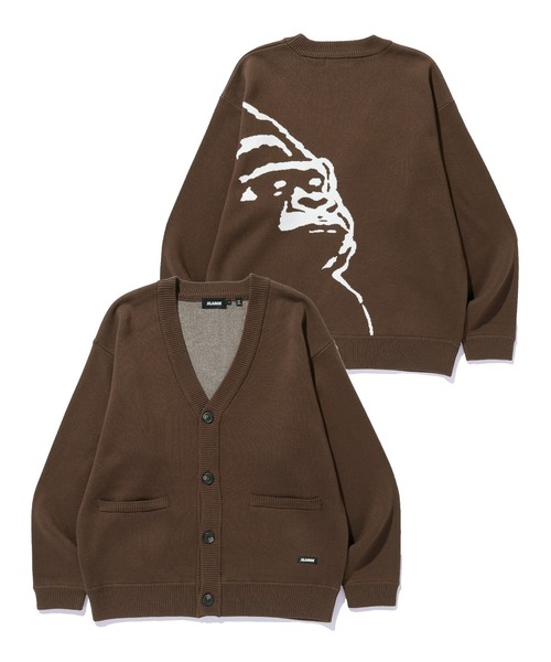 XLARGE カーディガン OG KNIT CARDIGAN メンズ レディース