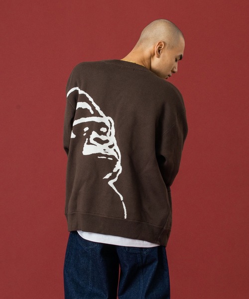 XLARGE OG KNIT CARDIGAN ビッグロゴ カーディガン XL XLARGE カーディガン OG KNIT CARDIGAN メンズ レディース
