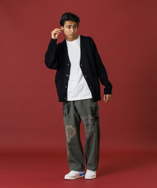 XLARGE カーディガン OG KNIT CARDIGAN メンズ レディース