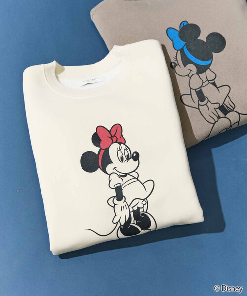 トレーナー スウェット 限定展開　別注/Minnie Mouse/ミニーマウス/前後 プリント vintage 加工 スウェット レディース | FREAK'S STORE | 04