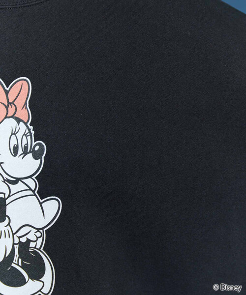 トレーナー スウェット 限定展開　別注/Minnie Mouse/ミニーマウス/前後 プリント vintage 加工 スウェット レディース | FREAK'S STORE | 08