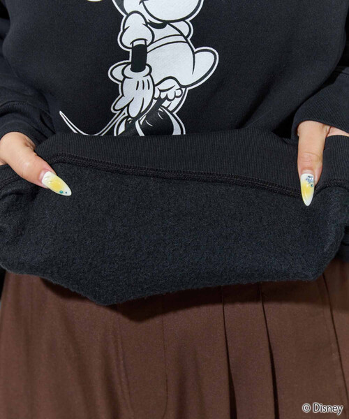 トレーナー スウェット 限定展開　別注/Minnie Mouse/ミニーマウス/前後 プリント vintage 加工 スウェット レディース | FREAK'S STORE | 07