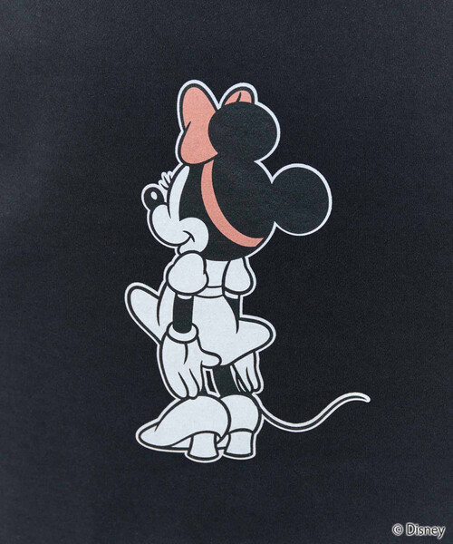 トレーナー スウェット 限定展開　別注/Minnie Mouse/ミニーマウス/前後 プリント vintage 加工 スウェット レディース | FREAK'S STORE | 06