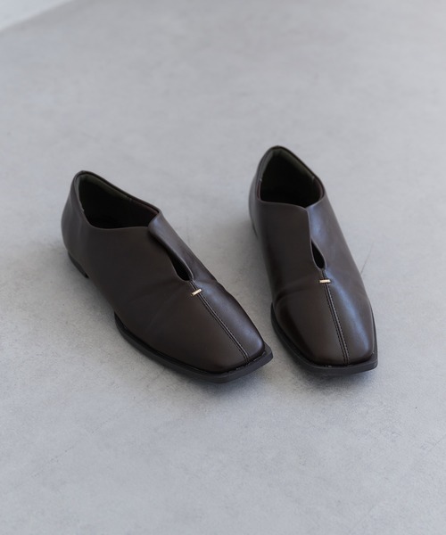 raffime（ラフィミー） パンプス スクエアトゥフラットシューズ