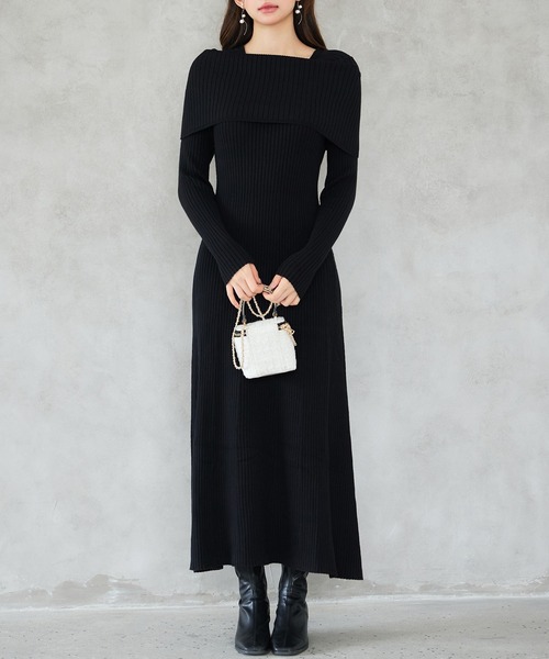 SAISON DE PAPILLON（セゾンドパピヨン） ワンピース ショルダーロング