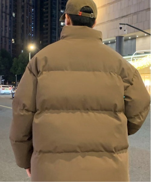 link lot ダウンジャケット ダウン ベーシックスタンドネック中綿