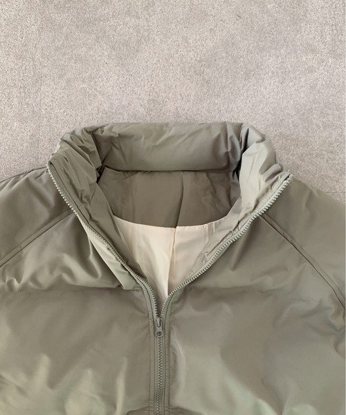 link lot ダウンジャケット ダウン ベーシックスタンドネック中綿