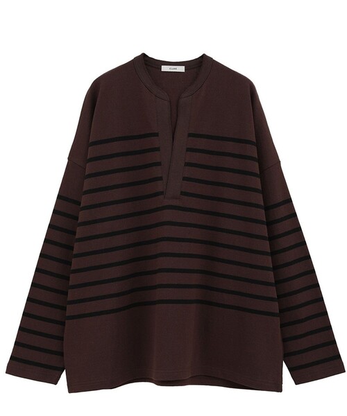 CLANE（クラネ） tシャツ 「CLANE/クラネ」WIDE HENRY NECK BORDER