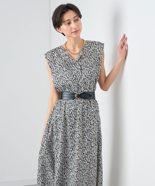 ANAYI(アナイ) ノースリーブワンピース 34 ホワイト レディース ANAYI(アナイ) ノースリーブワンピース 34 ホワイト レディース