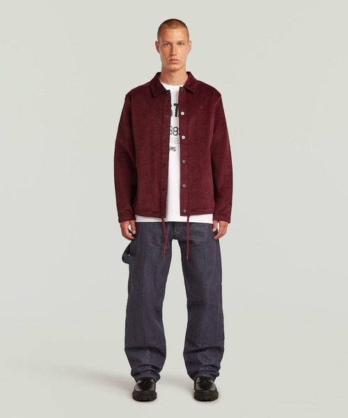 G-STAR RAW ブルゾン アウター CORD COACH SWEATER JACKET