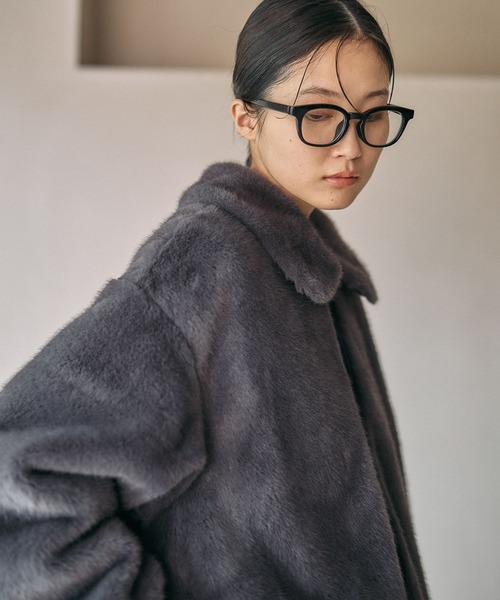 LEPSIM（レプシィム） ブルゾン アウター ミンク風ファーブルゾン