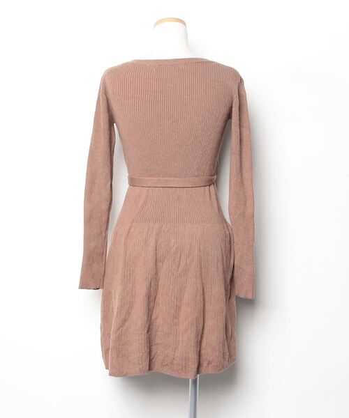 「ROYAL PARTY」 ニットワンピース FREE ブラウン レディース_画像2