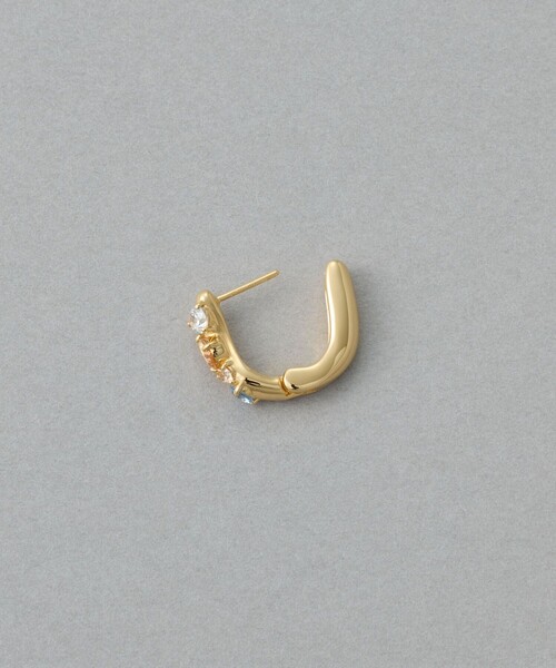 ete（エテ） ピアス ビジュー ハグピアス レディース : ZOZOTOWN Yahoo
