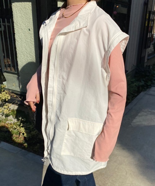 「nemne store」 ナイロンブルゾン SMALL ブラック レディース_画像5