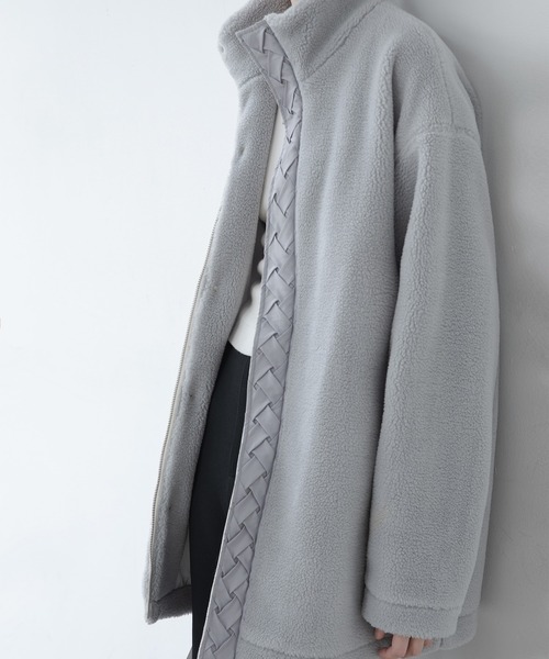 「EKCOOKIES」 ブルゾン L ライトグレー レディース_画像8