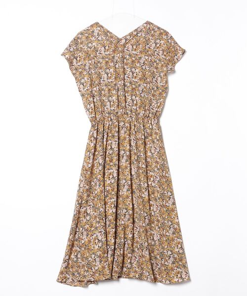 「YECCA VECCA」 半袖ワンピース FREE ブラウン レディース_画像2