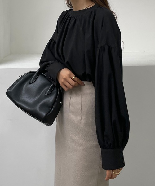 「Louere」 長袖ブラウス SMALL ホワイト レディース_画像7