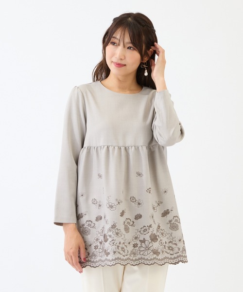 Rose Tiara（ローズティアラ） チュニック 吹上刺繍チュニック