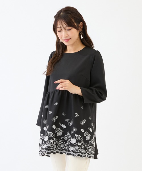 Rose Tiara（ローズティアラ） チュニック 吹上刺繍チュニック
