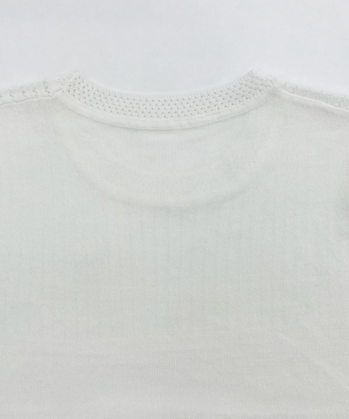 「Cinderella」 半袖ニット X-LARGE ブラック レディース_画像6