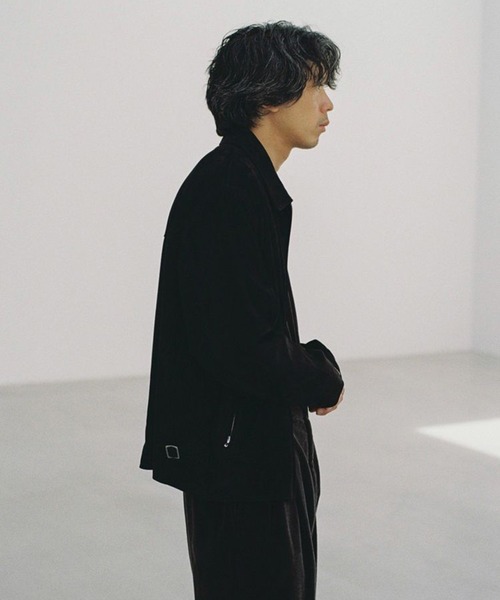 【なか】LIDNM☆レザーブルゾン　ブルゾン☆M☆ブラック LIDNM レザーブルゾン