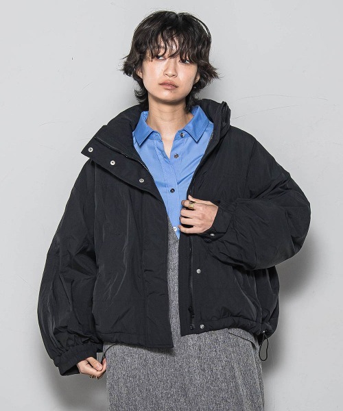 ミスＪ 黒 ダウンショートコート ブルゾン MAYSON GREY（メイソングレイ） ダウンコート ダウンジャケット 「WEB