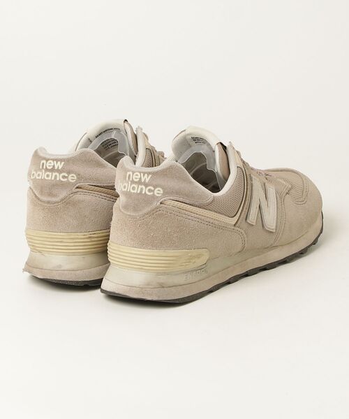 「New Balance」 ローカットスニーカー 27.0cm ベージュ メンズ_画像2