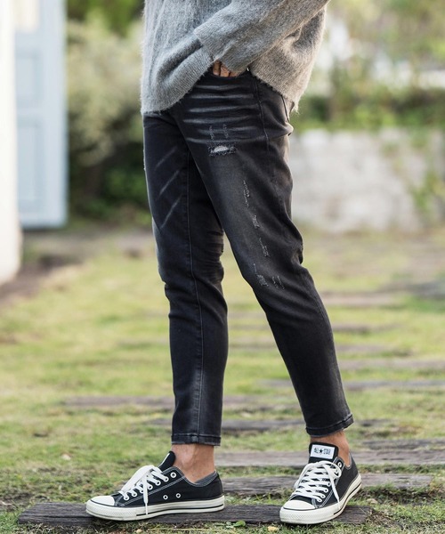 CAMBIO（カンビオ） デニムパンツ M ブラック メンズ : ZOZOTOWN Yahoo