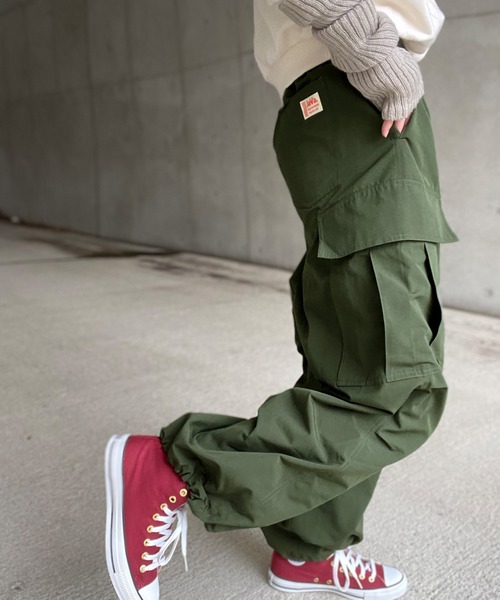 「Java」 カーゴパンツ LARGE ベージュ レディース_画像4