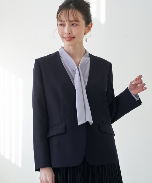 EVERYDAY I LIKE. ノーカラージャケット ブラック NEW IN | EVERYDAY I LIKE. の新作コレクションが登場！｜Deuxieme