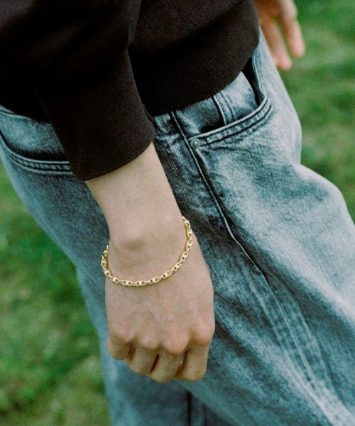 ブレスレット Llife 14KGP ANNEAUX BRACELET メンズの画像