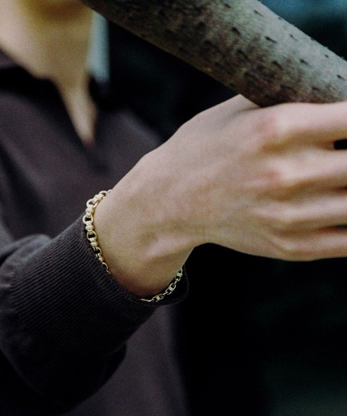 ブレスレット Llife 14KGP ANNEAUX BRACELET メンズの画像