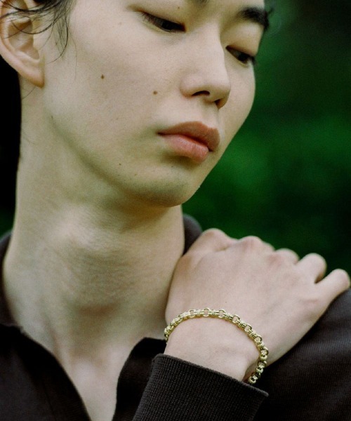 ブレスレット Llife 14KGP ANNEAUX BRACELET メンズの画像