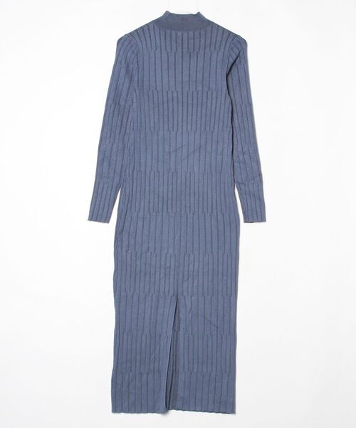 「MURUA」 ニットワンピース FREE ブルー レディース_画像2