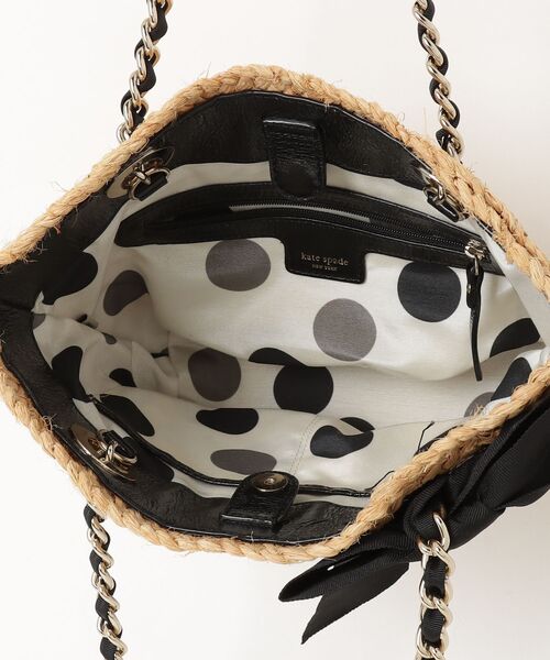 「kate spade new york」 かごバッグ - ベージュ レディース_3