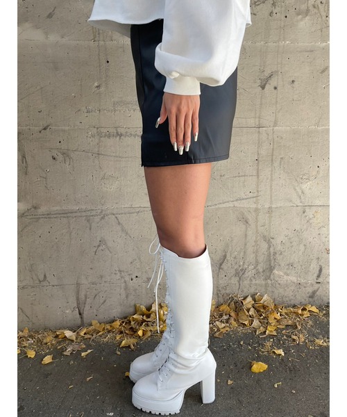 「EGOIST」 ミニスカート S ブラウン レディース_画像3