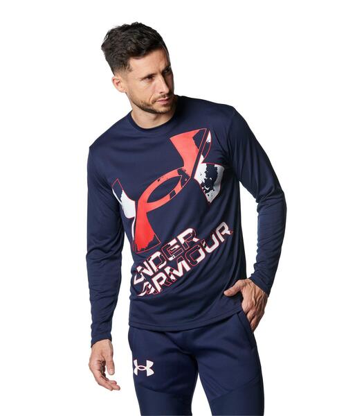 UNDER ARMOUR（アンダーアーマー） 長袖Tシャツ M ネイビー メンズ