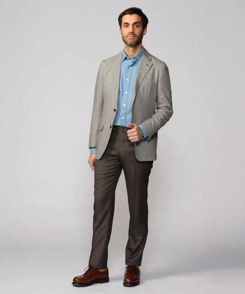 TOMORROWLAND（トゥモローランド） テーラードジャケット 46 ブルー系