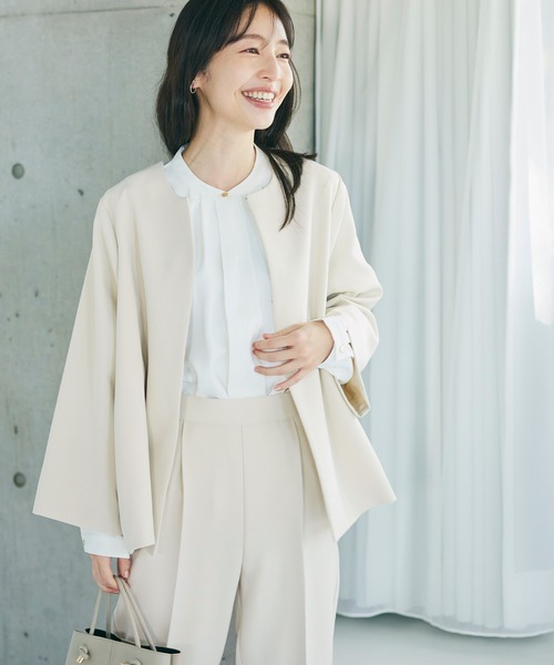 「coca(coca)」 セットアップ S ネイビー レディース_画像8