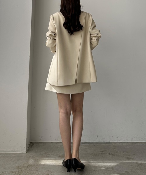 「Louere」 ジャケット X-LARGE アイボリー レディース_画像5