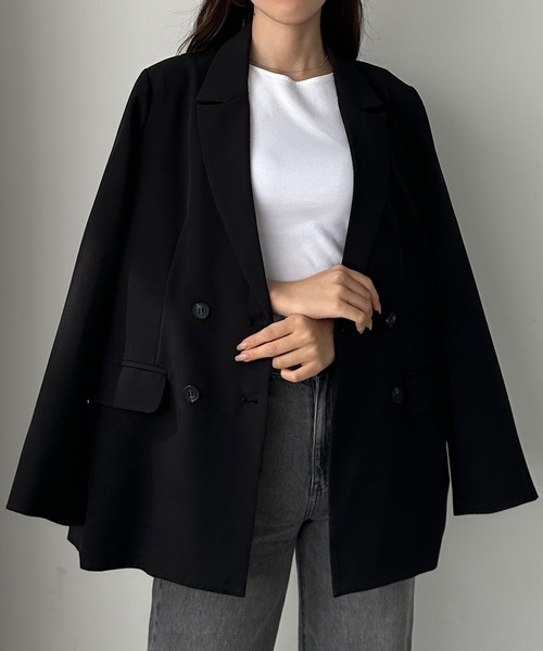 「Louere」 ジャケット X-LARGE アイボリー レディース_画像9