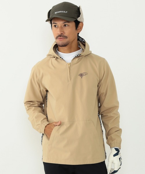 BEAMS GOLF（ビームス ゴルフ） プルオーバーパーカー MEDIUM ベージュ