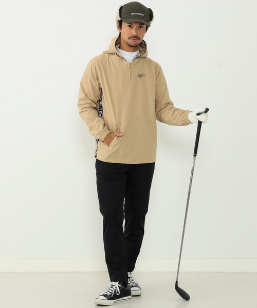 BEAMS GOLF（ビームス ゴルフ） プルオーバーパーカー MEDIUM ベージュ