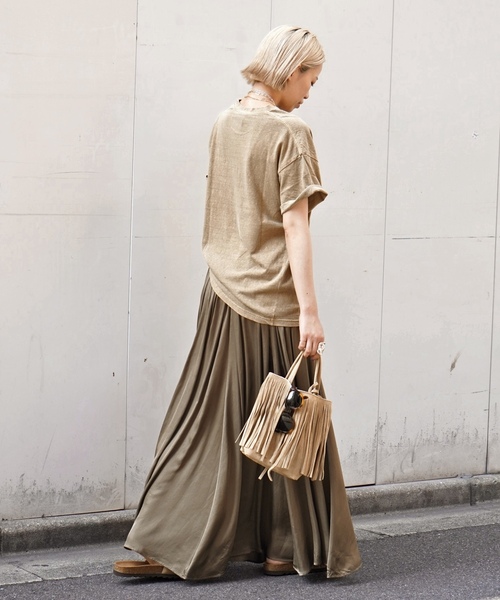 APSTUDIO新品ロングスカート☆38 AP STUDIO ロングスカート 38 カーキ レディース : ZOZOTOWN Yahoo!店