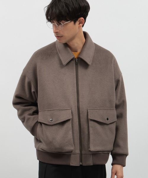 「LAKOLE」 ブルゾン MEDIUM ネイビー メンズ_画像5