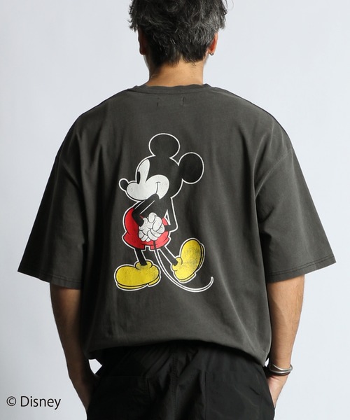 ミッキーパロディtシャツ（メンズ半袖Tシャツ、カットソー）｜トップス
